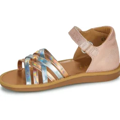 Sandales Et Nu-pieds^Pom d'Api - POPPY LUX NUDE-MULTIMETAL