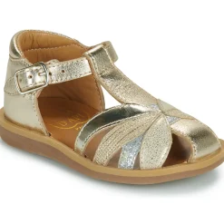 Sandales Et Nu-pieds^Pom d'Api - POPPY OTO PLATINE