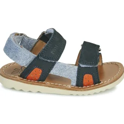 Sandales Et Nu-pieds^Pom d'Api - WAFF TREK NAVY-JEANS