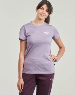 T-shirts & Polos^Puma - ESS+ EMBROIDERY Lila