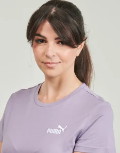T-shirts & Polos^Puma - ESS+ EMBROIDERY Lila