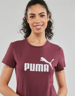 T-shirts & Polos^Puma - ESS LOGO TEE (S) Mauve