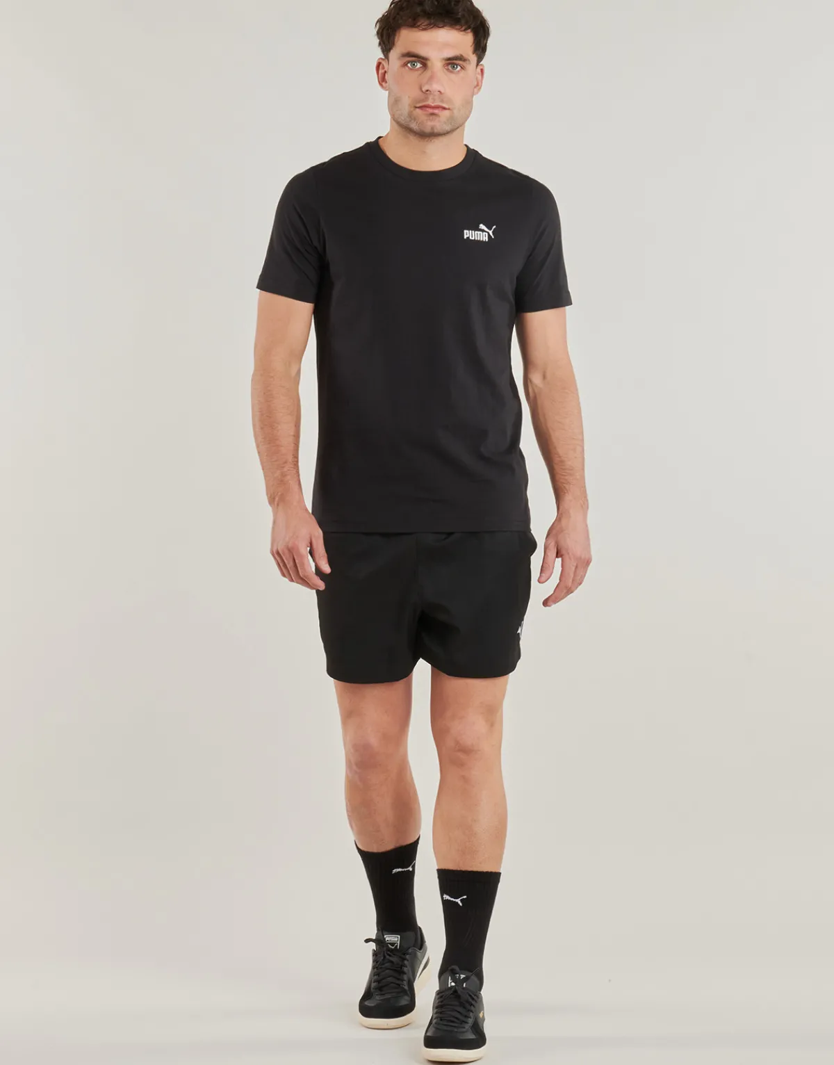 Shorts & Bermudas^Puma - ESS LOGO WOVEN SHORT Noir