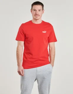 T-shirts & Polos^Puma - ESS SMALL LOGO TEE Rouge