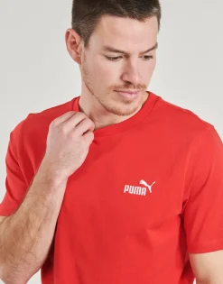 T-shirts & Polos^Puma - ESS SMALL LOGO TEE Rouge