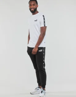 Joggings & Survêtements^Puma - ESS TAPE  SWEATPANT Noir