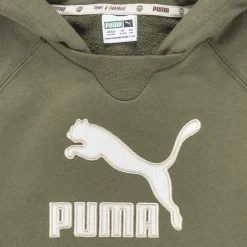 Sweats & Polaires^Puma - T4C HOODIE Kaki