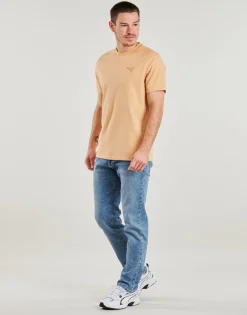 T-shirts & Polos^Puma - TEE MIF BADGE BRODE Beige