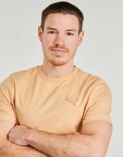 T-shirts & Polos^Puma - TEE MIF BADGE BRODE Beige