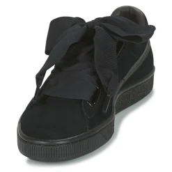 Baskets Mode^Puma - W SUEDE HEART EP.BLACK Noir