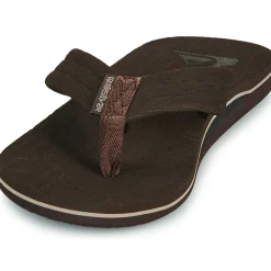Tongs^Quiksilver - MOLOKAI LAYBACK TEXTURED Marron