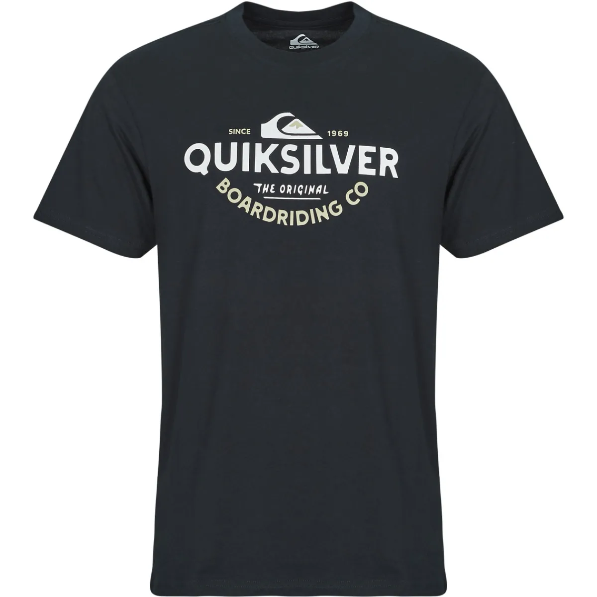 T-shirts & Polos^Quiksilver - TYPED OUT SS Noir