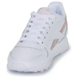 Baskets Mode^Reebok Classic - CLASSIC LEATHER Blanc