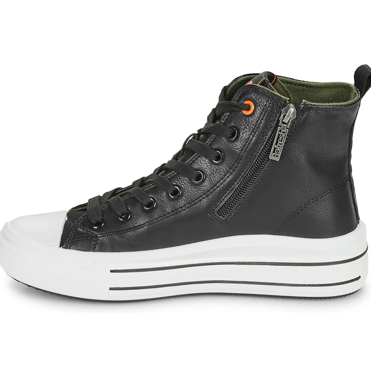Baskets Mode^Refresh - 172284-BLACK Noir