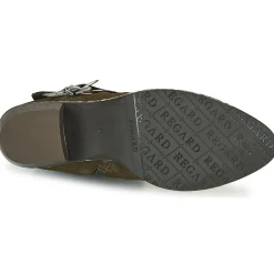 Bottines / Boots^Regard - NAPOLI V3 VELOURS MILITARE Kaki