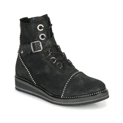 Bottines / Boots^Regard - ROCTALY V2 CRTE SERPENTE SHABE Noir