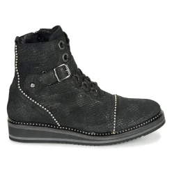 Bottines / Boots^Regard - ROCTALY V2 CRTE SERPENTE SHABE Noir