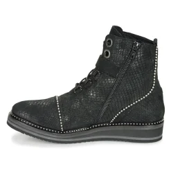 Bottines / Boots^Regard - ROCTALY V2 CRTE SERPENTE SHABE Noir