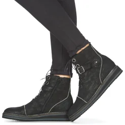 Bottines / Boots^Regard - ROCTALY V2 CRTE SERPENTE SHABE Noir
