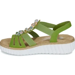 Sandales Et Nu-pieds^Rieker - Vert