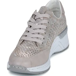 Baskets Mode^Rieker - Argenté