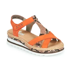 Sandales Et Nu-pieds^Rieker - BOA Orange