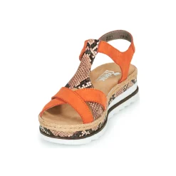 Sandales Et Nu-pieds^Rieker - BOA Orange