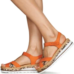 Sandales Et Nu-pieds^Rieker - BOA Orange