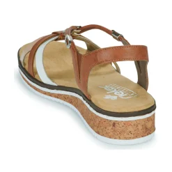 Sandales Et Nu-pieds^Rieker - V3657-81 Cognac