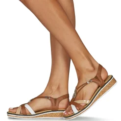 Sandales Et Nu-pieds^Rieker - V3657-81 Cognac