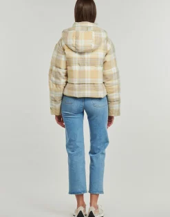 Manteaux^Rip Curl - ANTI-SERIES SURF CHECK PUFFER Beige
