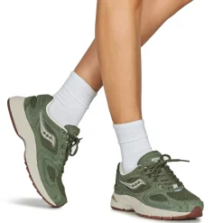 Baskets Mode^Saucony - GRID JAZZ 9 Kaki