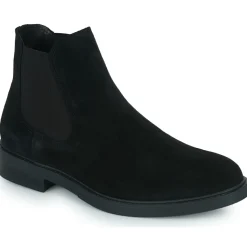 Bottines / Boots^Selected - SLHBLAKE SUEDE CHELSEA BOOT Noir