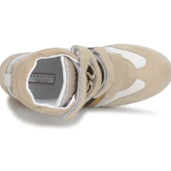 Baskets Mode^Serafini - MANATHAN SCRATCH WHITE-BEIGE-BLUE
