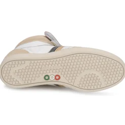 Baskets Mode^Serafini - MANATHAN SCRATCH WHITE-BEIGE-BLUE