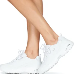 Baskets Mode^Skechers - D'LITES Blanc