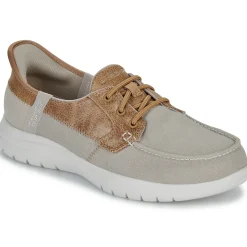 Mocassins & Chaussures Bateau^Skechers - SLIP-INS: ON-THE-GO FLEX - PALMILLA Beige