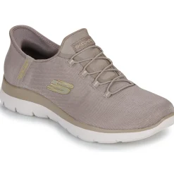 Baskets Mode^Skechers - SUMMITS CLASSY NIGHT SLIP-INS Beige
