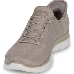 Baskets Mode^Skechers - SUMMITS CLASSY NIGHT SLIP-INS Beige