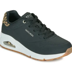 Baskets Mode^Skechers - UNO JUNGLE NITE Noir