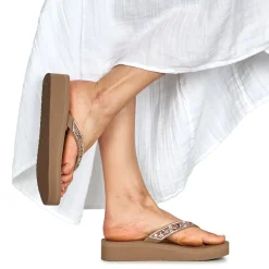 Tongs^Skechers - VINYASA Marron