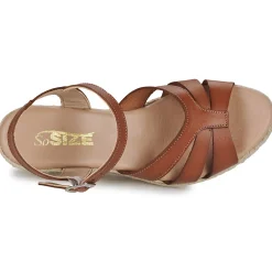 Sandales Et Nu-pieds^So Size - ELIZA Camel