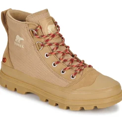 Baskets Mode^Sorel - SCOUT N ABOUT MID SNEAKER Cognac