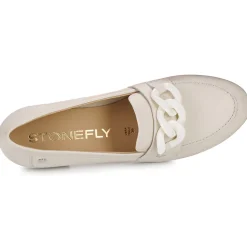 Mocassins & Chaussures Bateau^Stonefly - ADEL 2 NAPPA LTH Blanc
