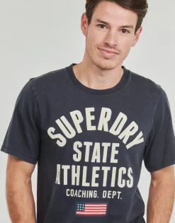 T-shirts & Polos^Superdry - ATHLETIC ESSENTIAL Marine