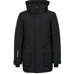 Manteaux^Superdry - CITY PADDED PARKA JACKET Noir