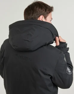 Manteaux^Superdry - CITY PADDED PARKA JACKET Noir