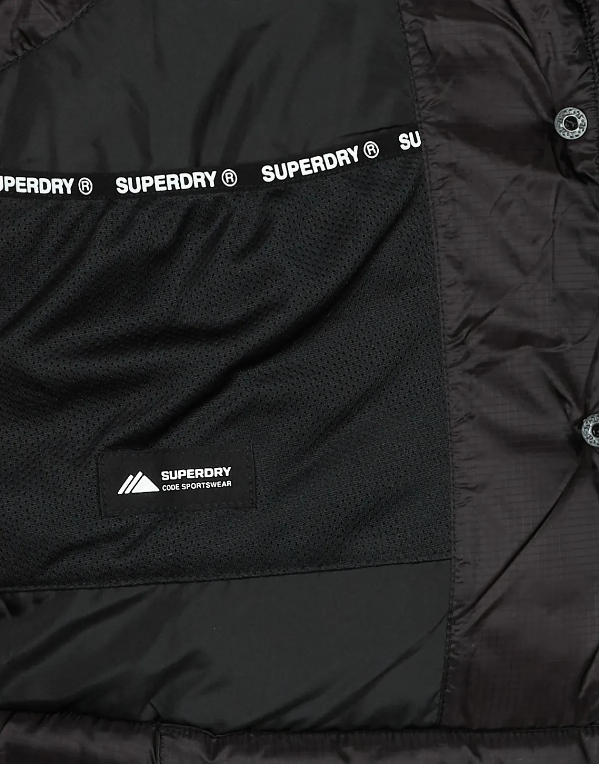 Manteaux^Superdry - CODE MTN SPORT GILET Black