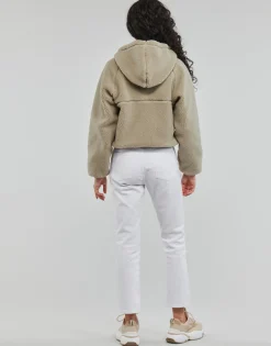 Vestes^Superdry - CODE SL BORG ZIP THRU ExplorerSand