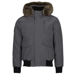 Manteaux^Superdry - EVEREST BOMBER Charcoal
